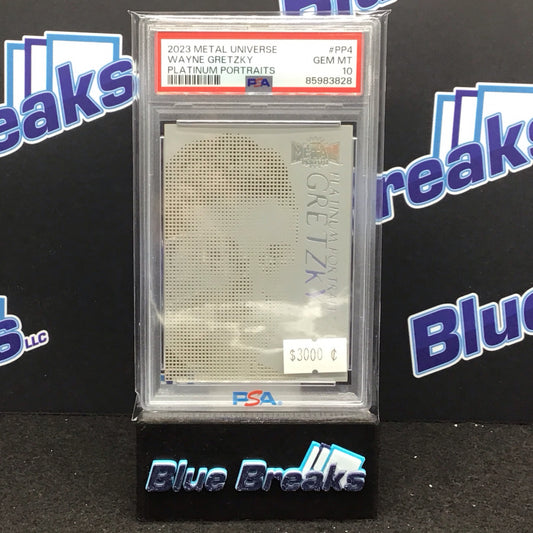 2023 Metal Universe Platinum Portraits Wayne Gretzky #PP4 PSA 10