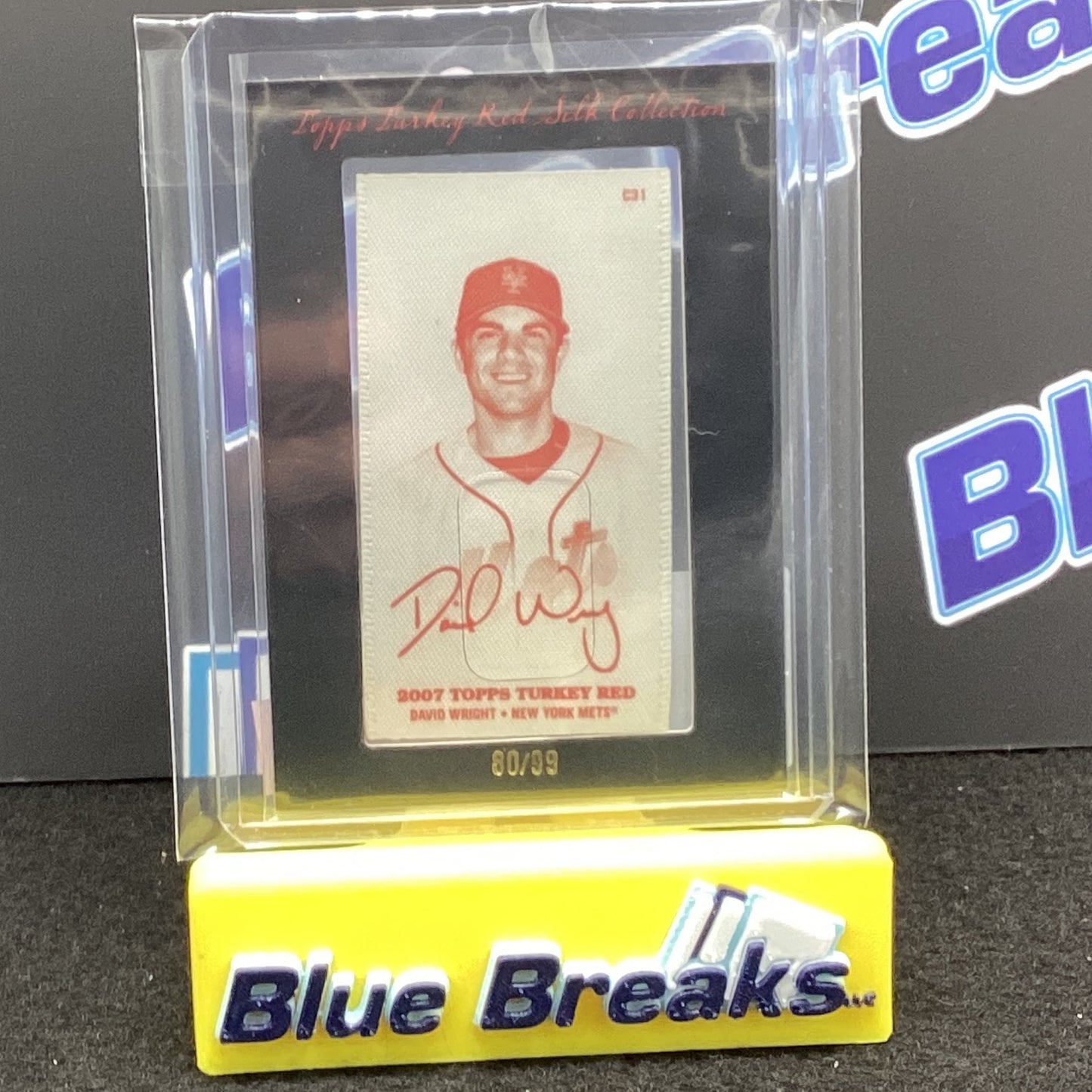 2007 Topps turkey Red Silk - David Wright 80/99