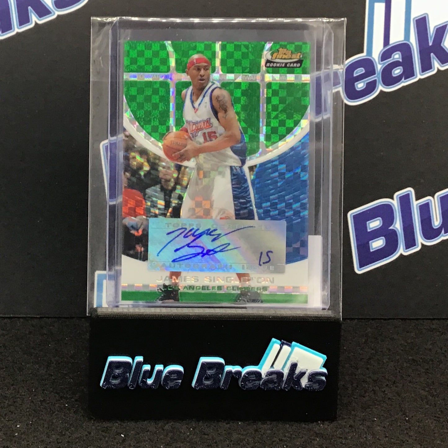 2006 Topps Finest Rookie Card James Singleton 69/79 #138 Clippers