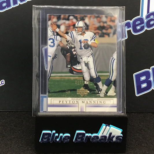 2001 Upper Deck Peyton Manning 043/100 #68 Colts