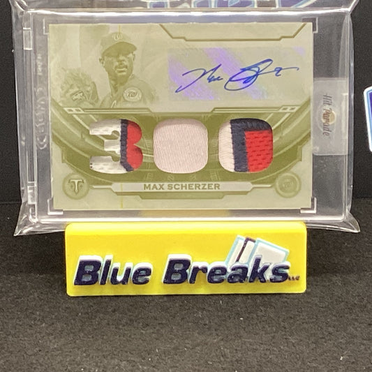 2019 White Whale - Tripe Threads Max Scherzer 1/1