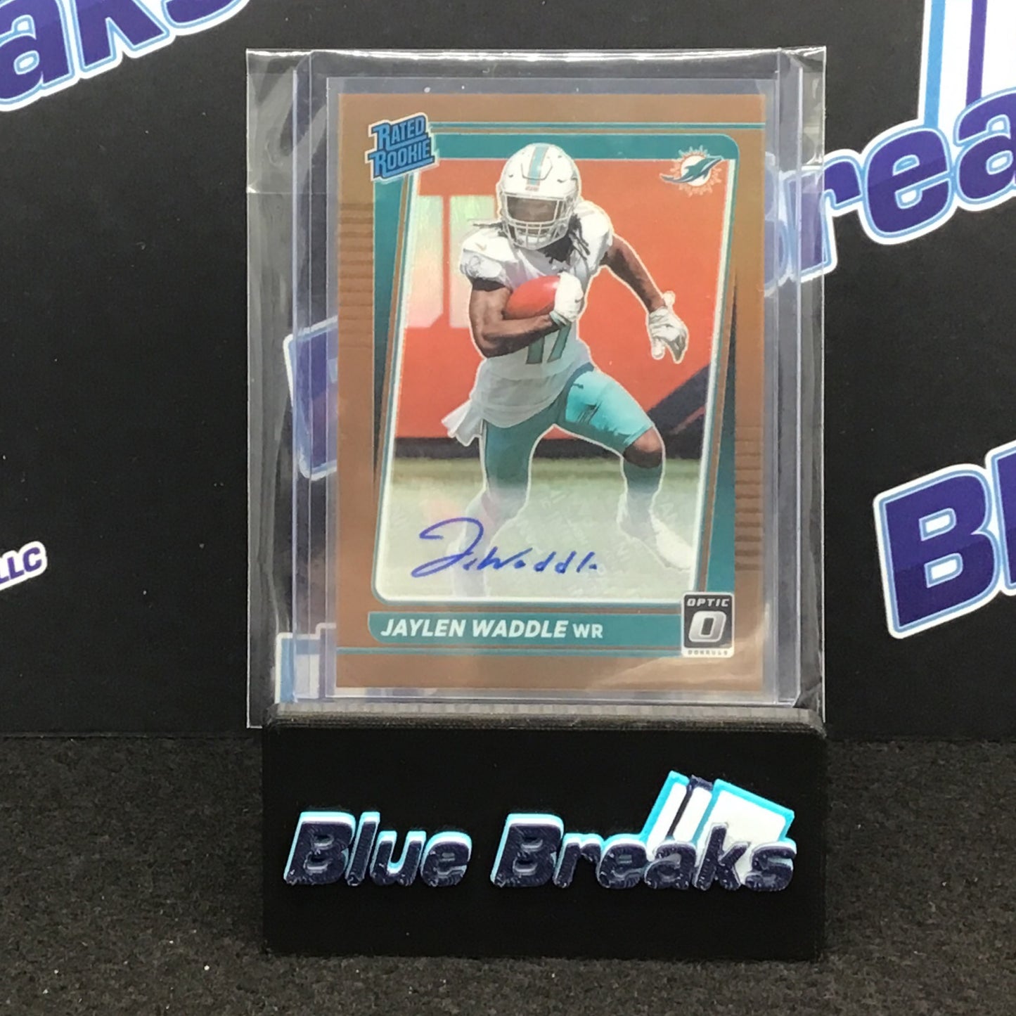 2021 Panini Donruss Optic - Rated Rookie - Jaylen Waddle - Autograph - #208