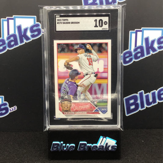 2023 Topps Series One Vaughn Grissom #275 SGC 10