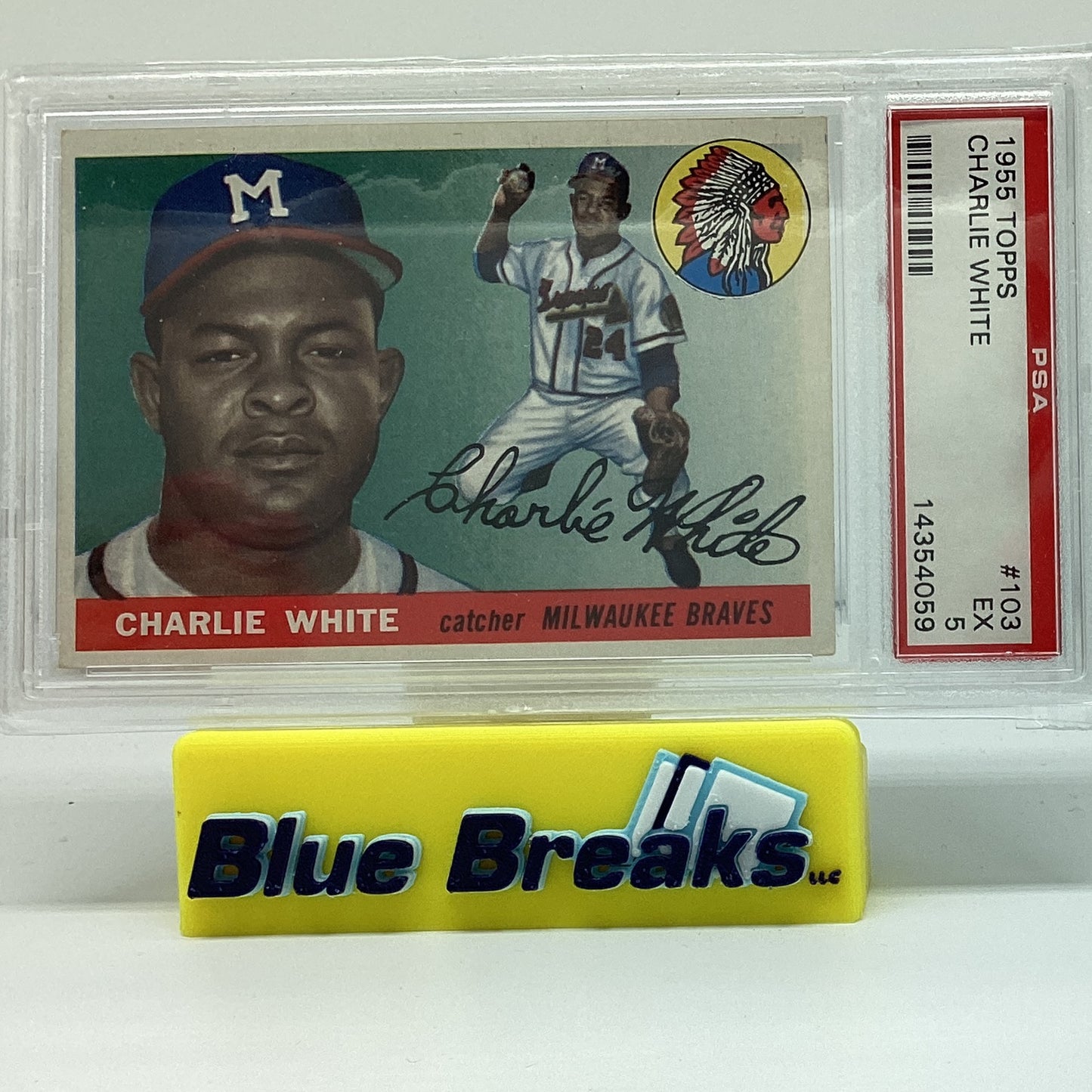 1955 Topps - Charlie White EX 5