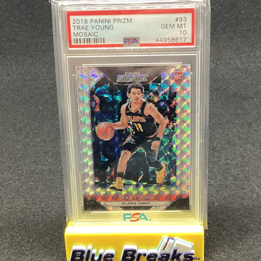 2018 Panini Prizm - Trae Young Mosaic #93 PSA 10