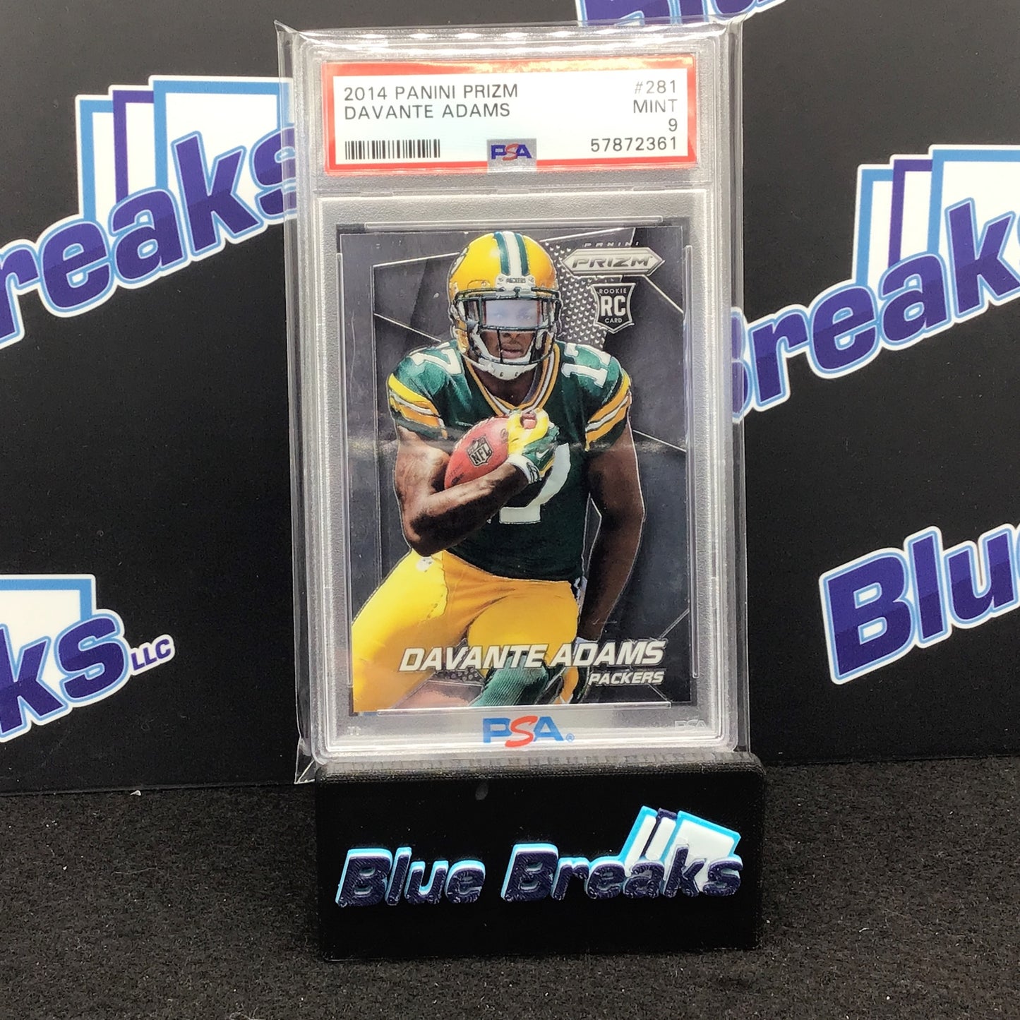 2014 Panini Prizm - Davante Adams - #281 - Green Bay Packers - PSA9