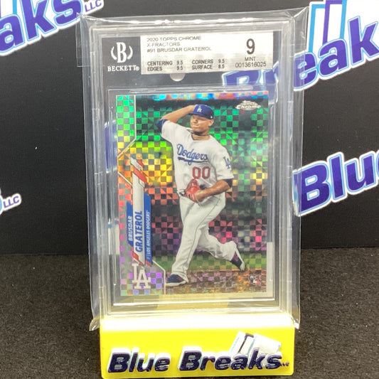 2020 Topps Chrome - X-Fractors - Brusdar Graterol
