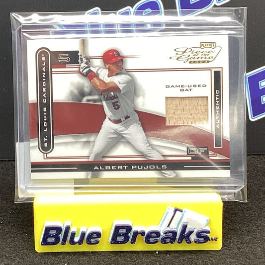 2003 Playoff Piece of the Game Albert Pujols #POG-5