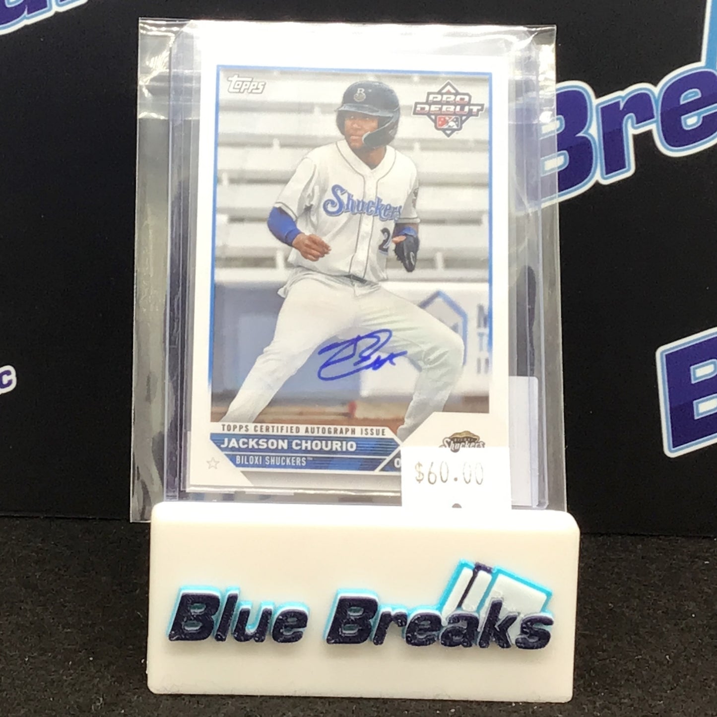 2023 Topps Pro-Debut Jackson Chourio auto #PD-40 Brewers Shuckers