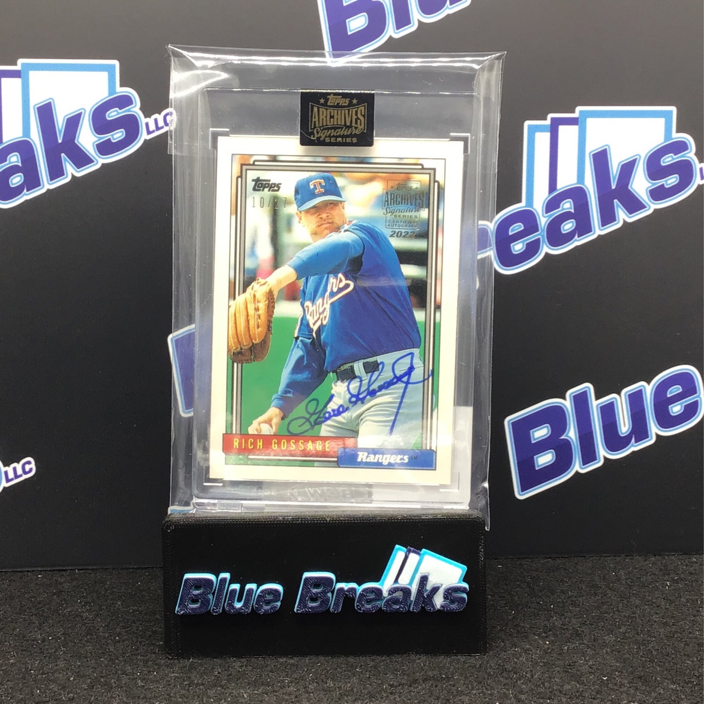 2022 Topps Archives Rich Goose Gossage auto 10/27