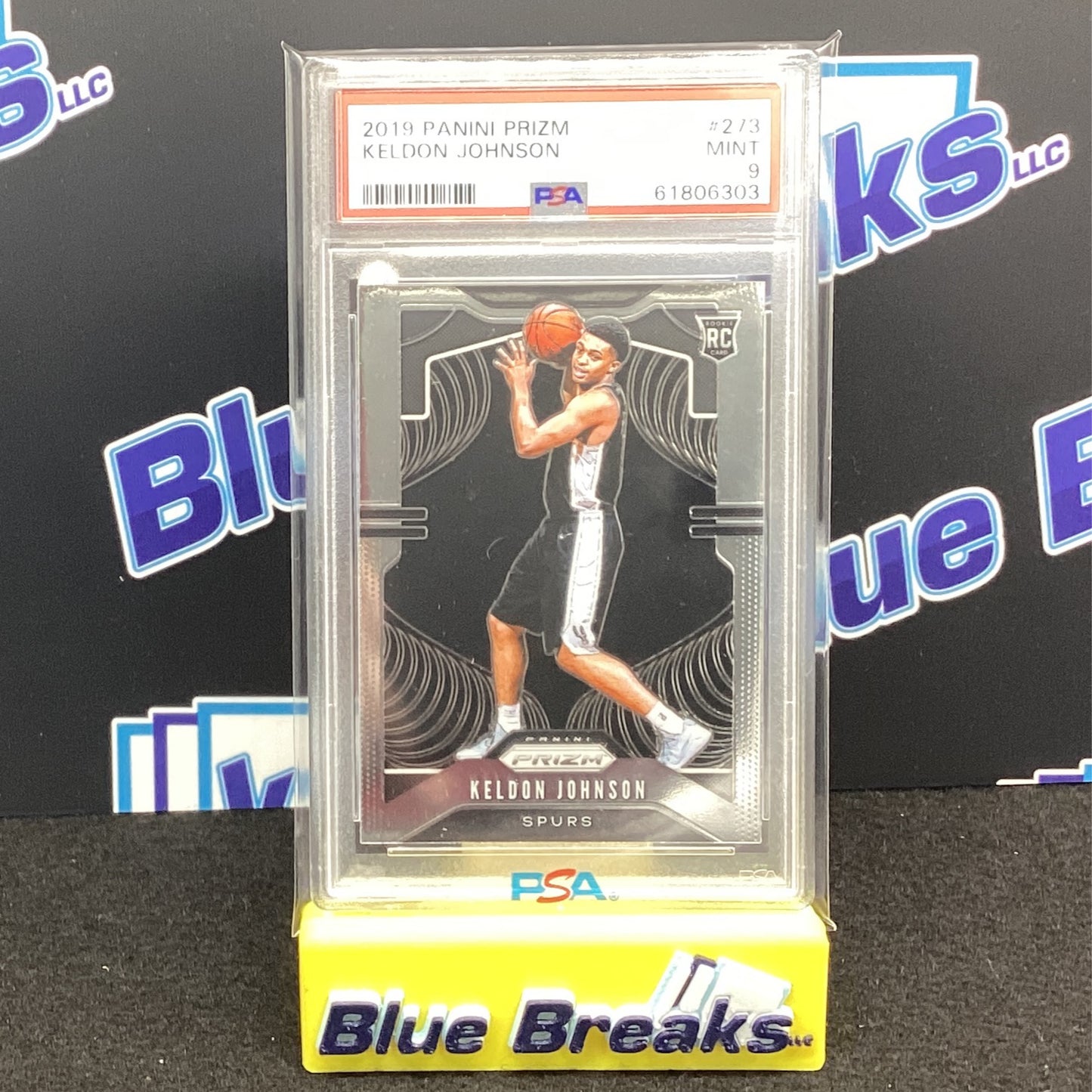 2019 Panini Prizm Keldon Johnson PSA 9