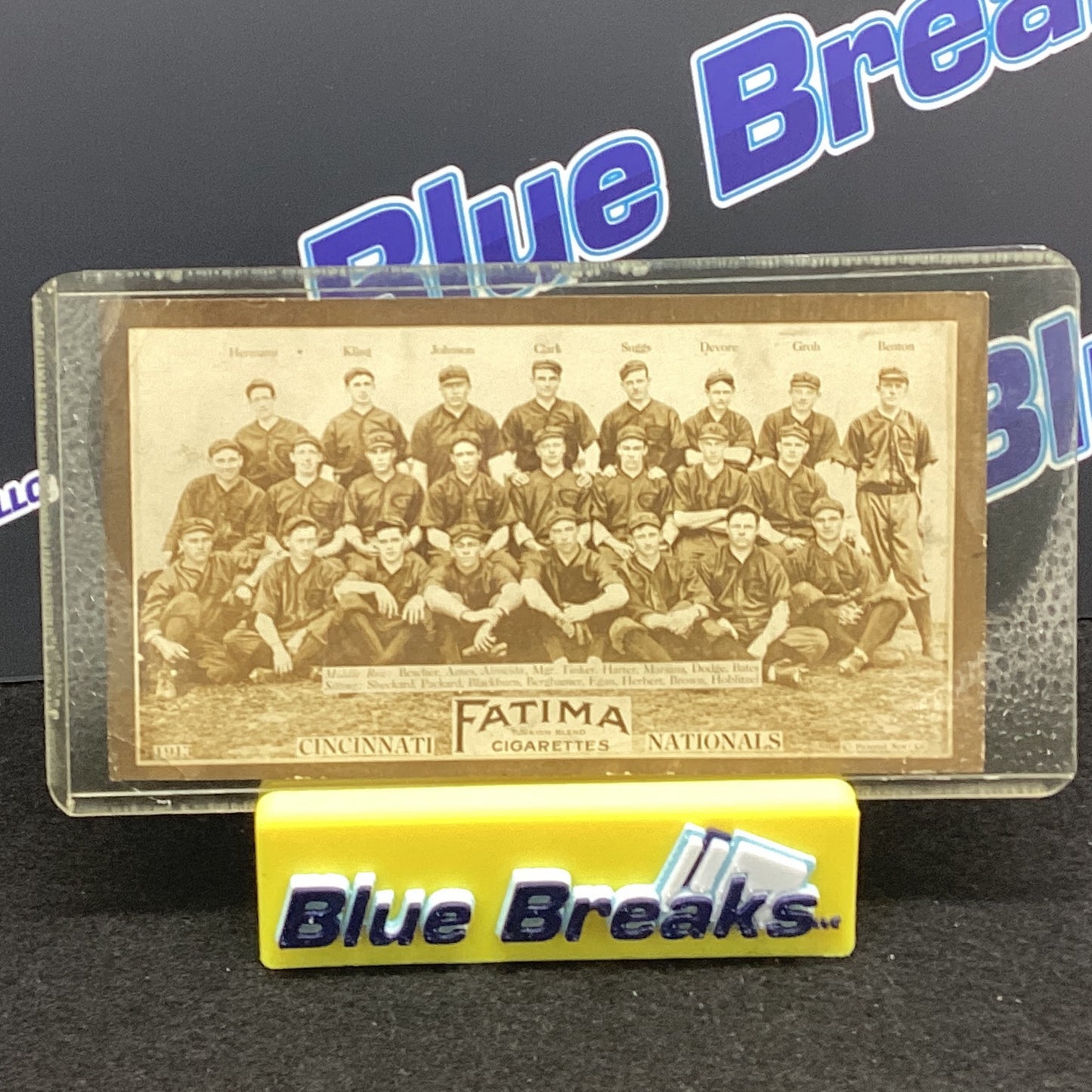 1913 Fatima Cigarettes Cincinnati Nationals T200