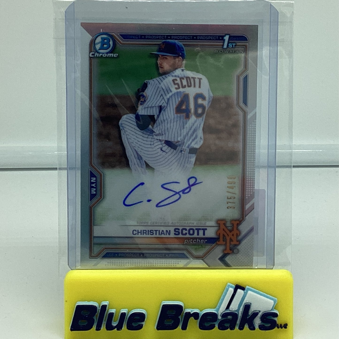 2021 Bowman Chrome - Christian Scott 375/499