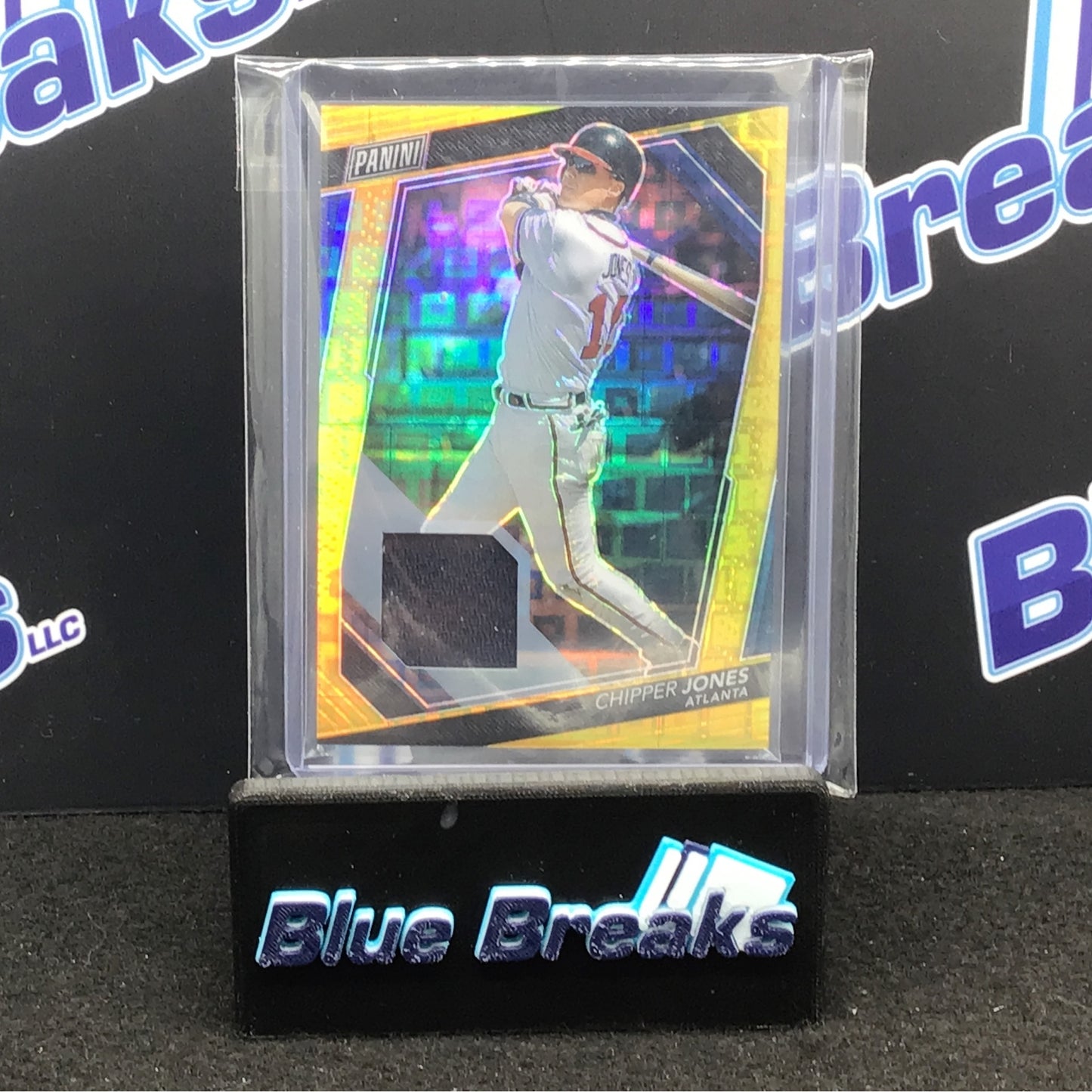 2023 Panini - National VIP - Chipper Jones - 1/10 - Gold - Atlanta Falcons
