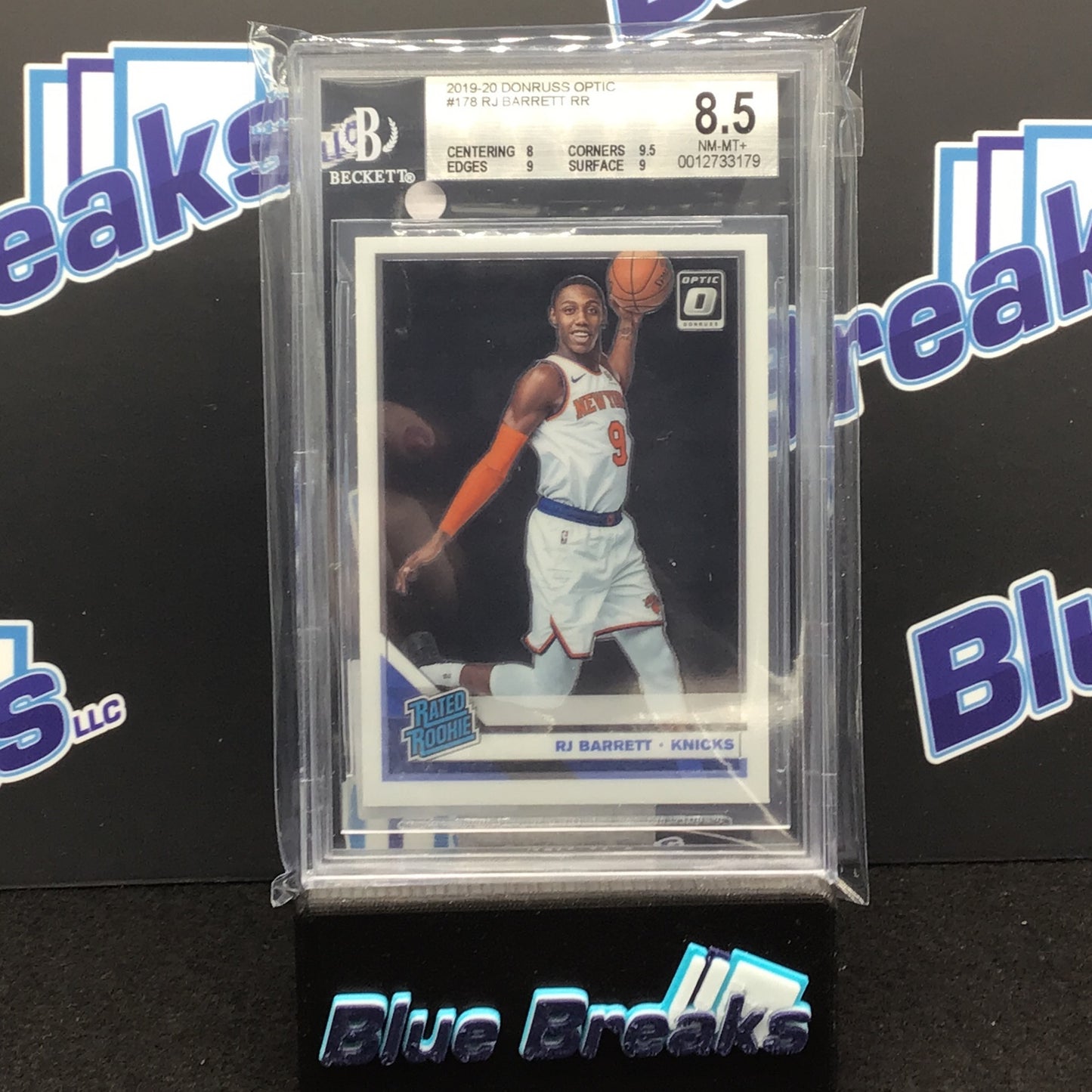 2019-20 Donruss Optic - RJ Barrett - New York Knicks - BGS 8.5