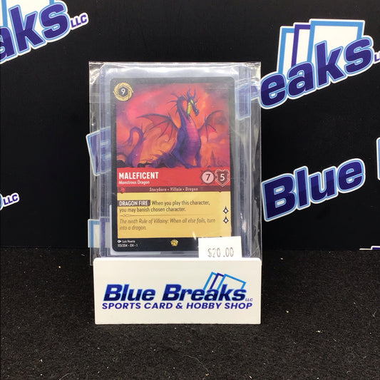 2023 Lorcana The First Chapter Maleficent Monstrous Dragon 113/204