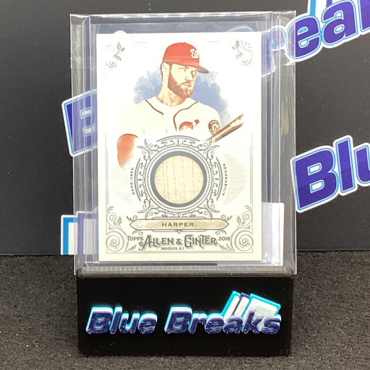 2018 Allen & Ginter Bryce Harper relic #FSRB-BH Angels