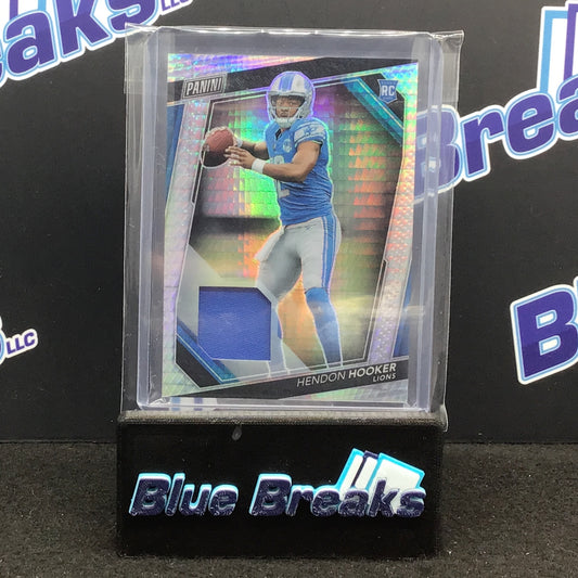 2023 Panini - National VIP - Hendon Hooker - Detroit Lions - 18/23 - Patch