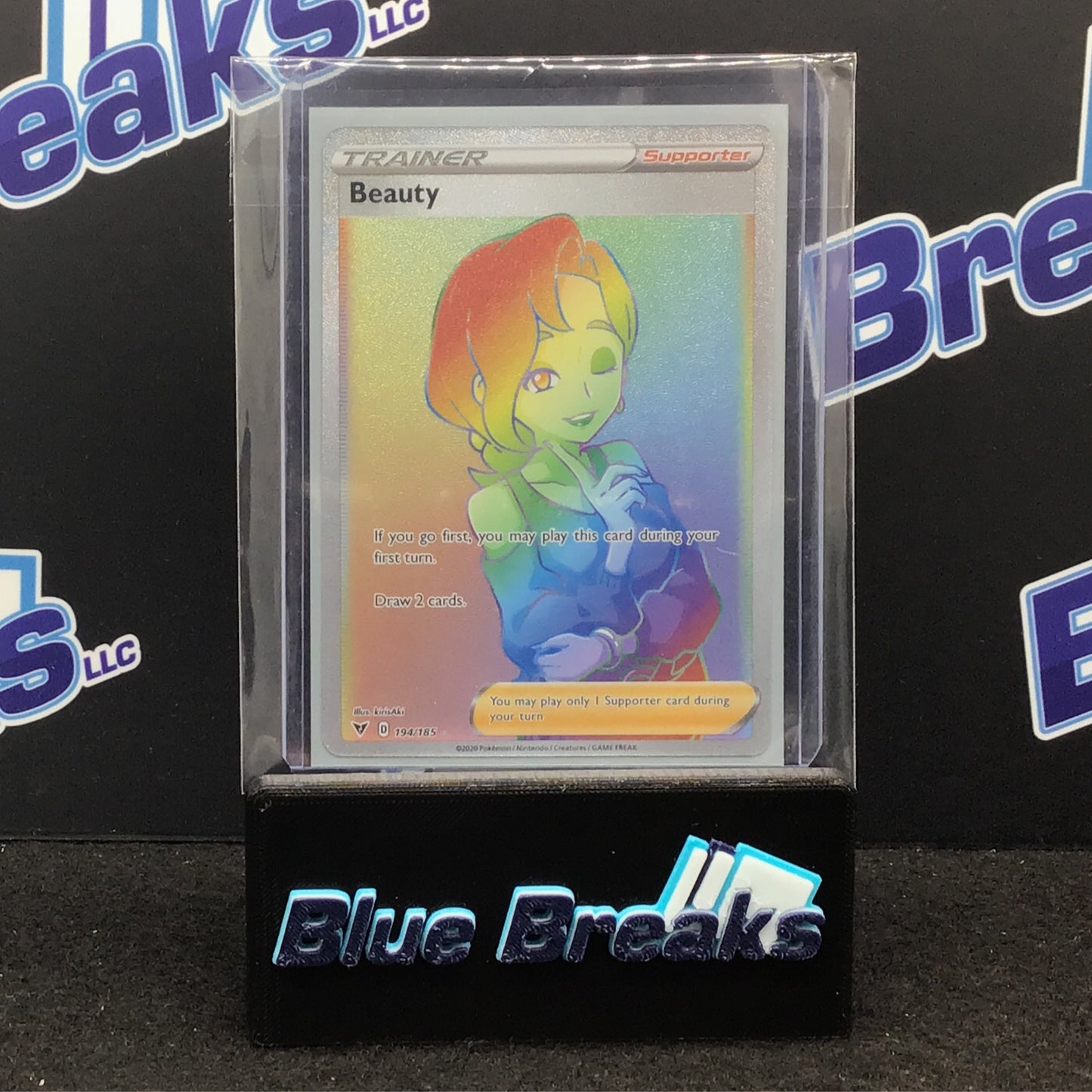 Pokémon Vivid Voltage Beauty - Trainer Full Art Rainbow Secret Rare
