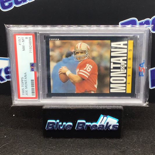 1985 Topps Joe Montana #157 PSA 8 49ers