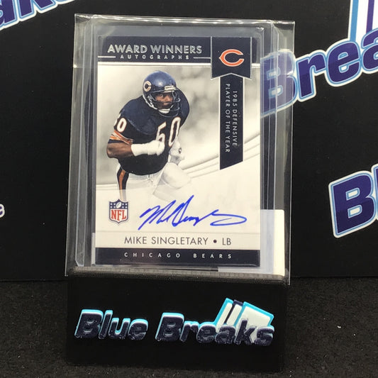 2017 Panini Award Winners Mike Singletary auto #AWA-MY Bears