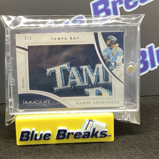 2020 Immaculate Socks - Randy Arozarena 6/9
