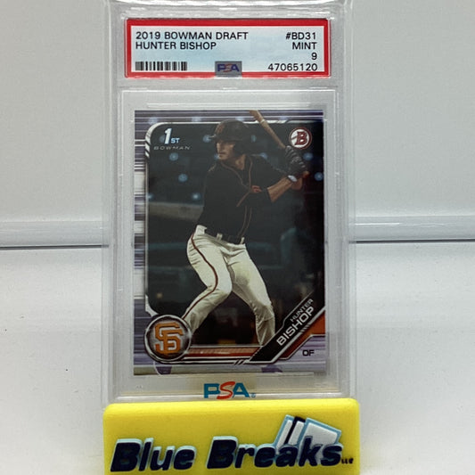 2019 Bowman Draft - Hunter Bishop Mt 9