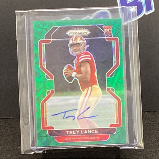 2021 Panini Prizm Green Scope Trey Lance auto 50/75 333