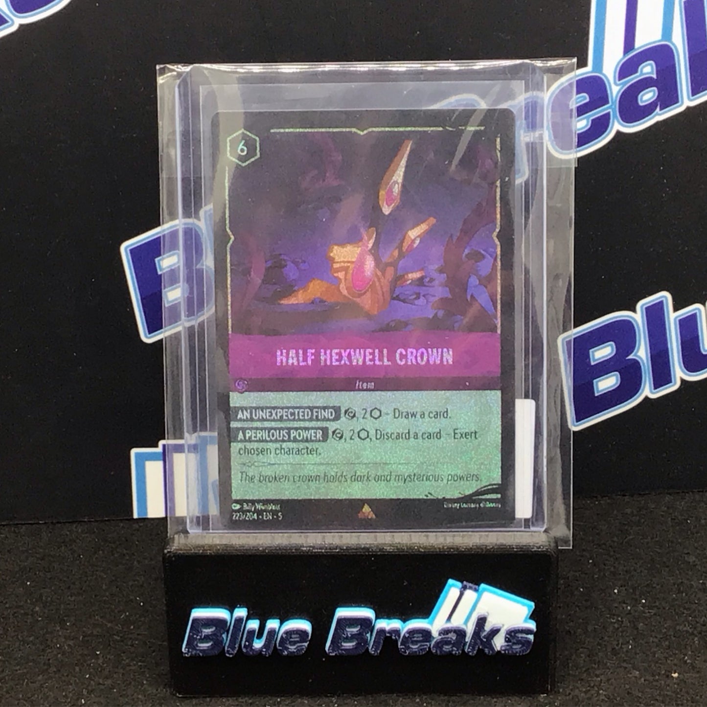 2024 Disney Lorcana Shimmering Skies Half Hexwell Crown Foil #223/204