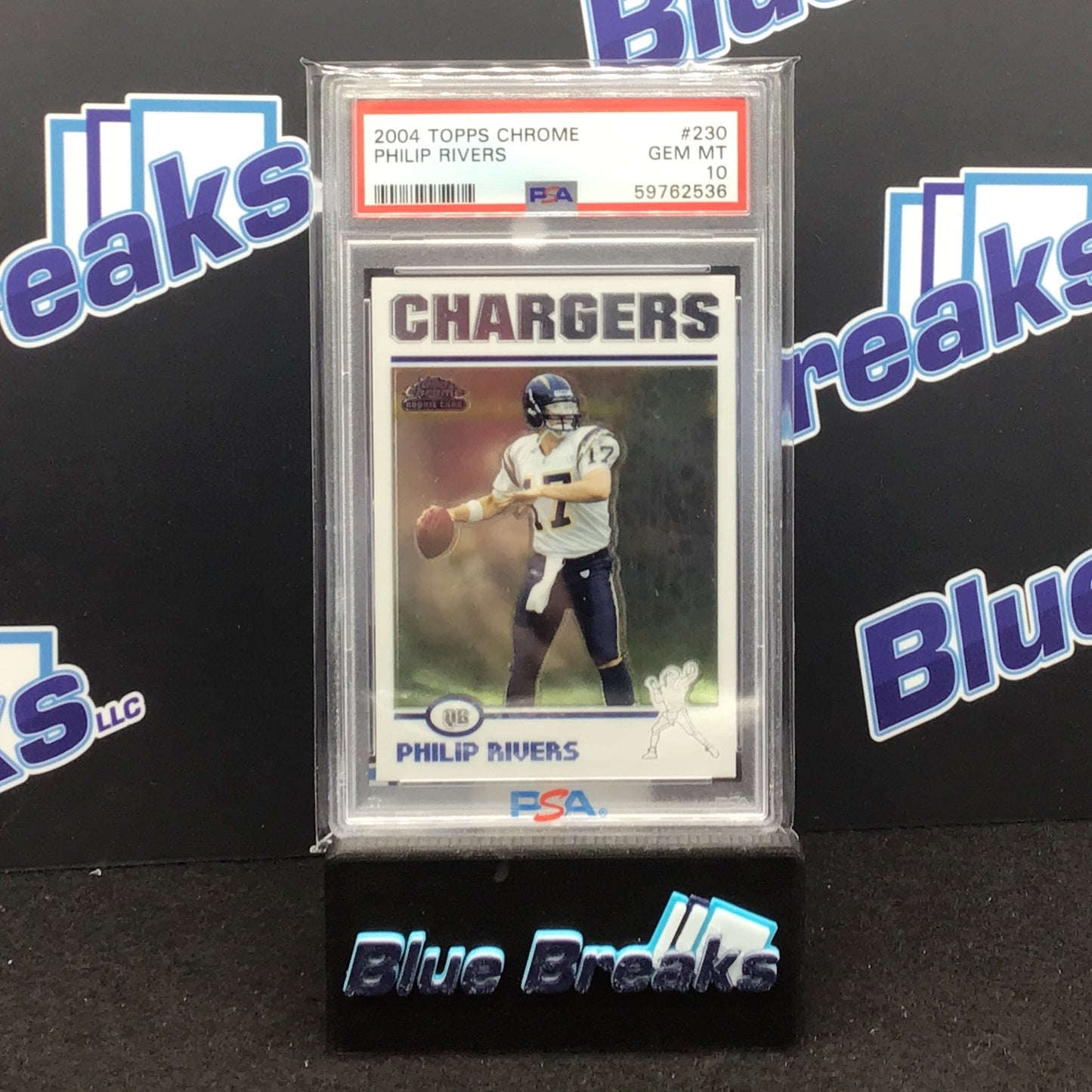 2004 Topps Chrome - Philip Rivers - #230 - PSA 10 - San Diego Chargers