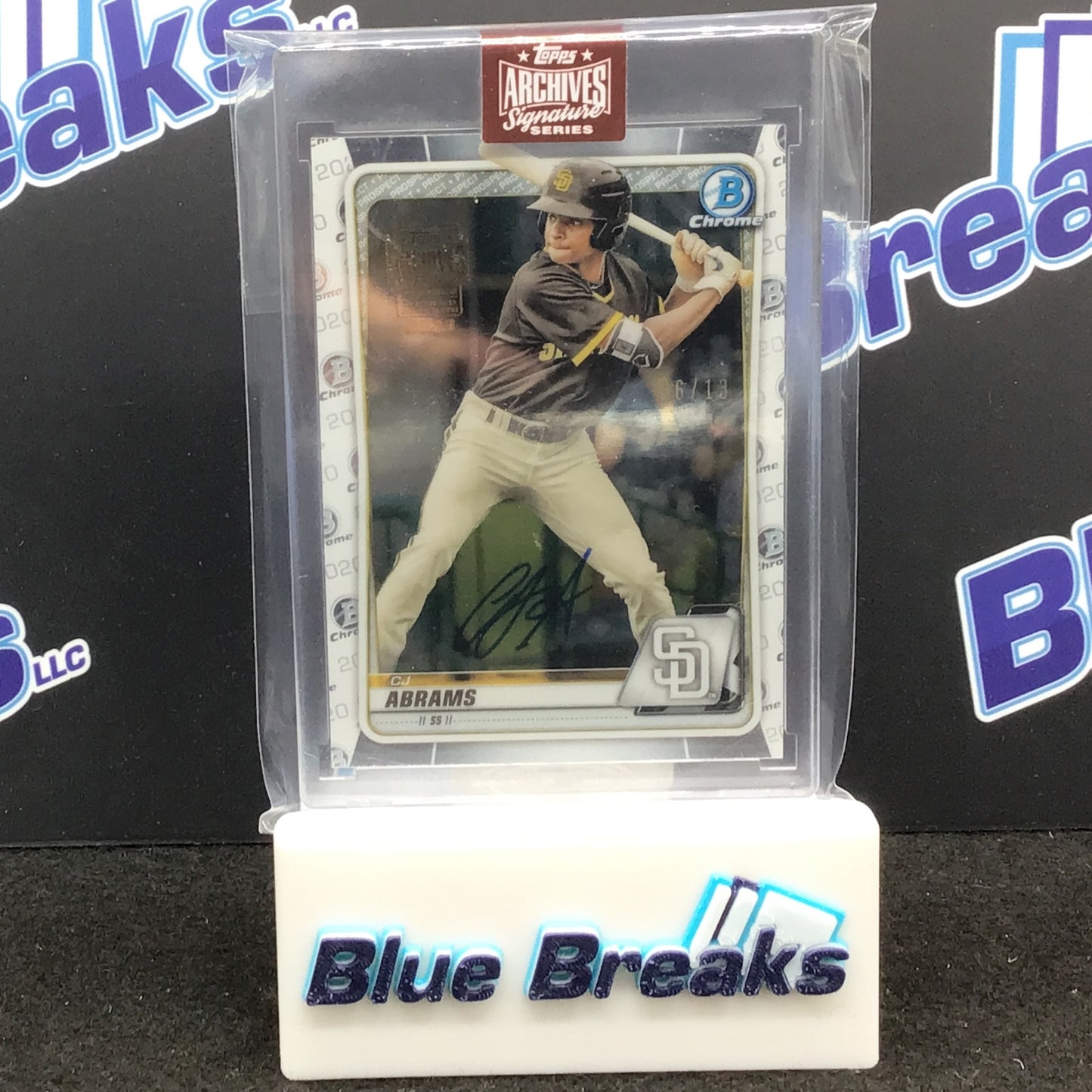 2023 Topps - Archives 0 Signature Series - CJ Abrams - 6/13 - San Diego Padres