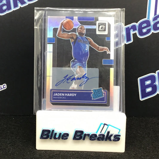 2022-23 Panini Donruss Optic Jaden Hardy auto #248 Mavericks