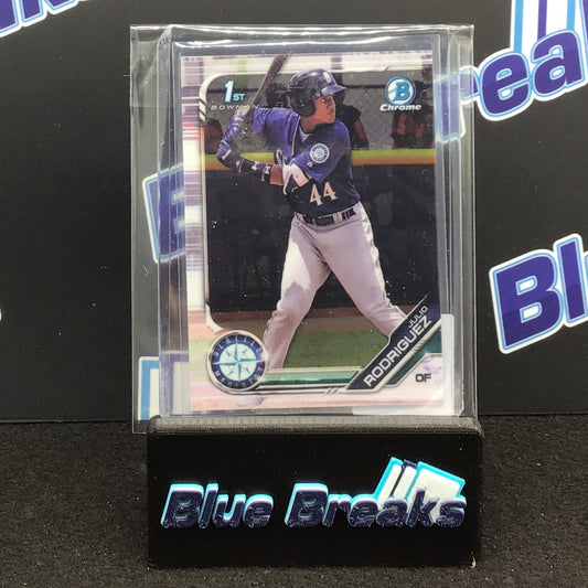 2019 Bowman Chrome 1st Bowman Julio Rodriguez #BCP-33 Mariners