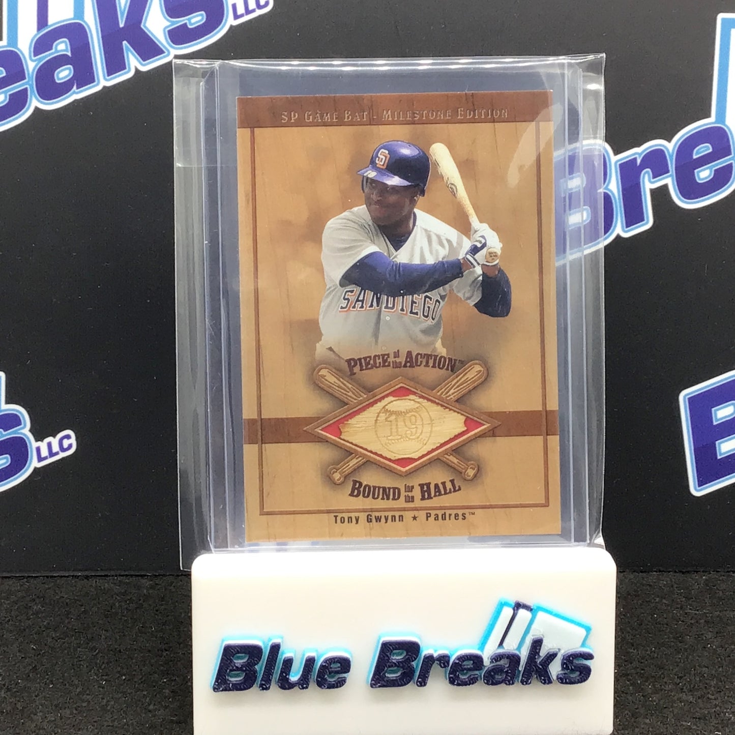 2001 Upper Deck - Tony Gwynn - Game Used Bat - Bound for the Hall - San Diego Padres