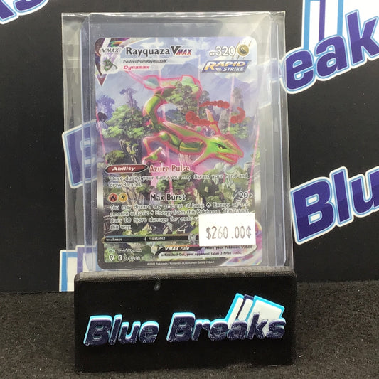 Pokémon - Rayquaza Vmax Alt 218/203 Full Alternate Art Evolving Skies