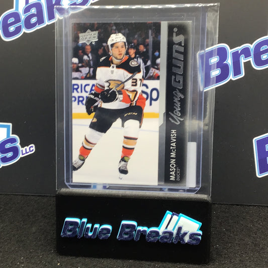 2021-22 Upper Deck Series 2 Young Guns Mason McTavish 451 Ducks
