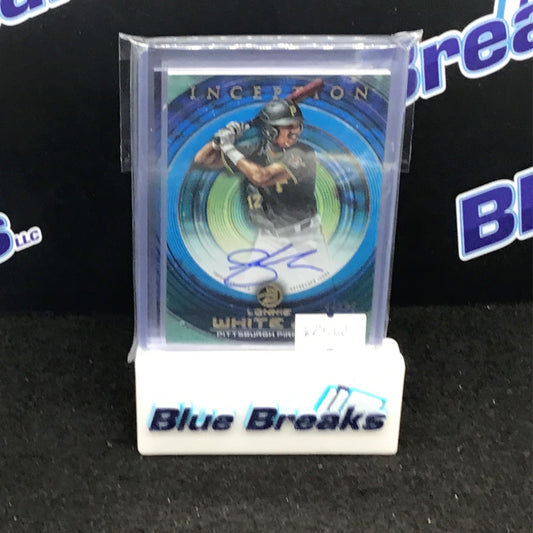 2022 Bowman - Inception - Lonnie White Jr  - auto 44/99, non auto 31/75 & 30/99  - baseball - Pirates