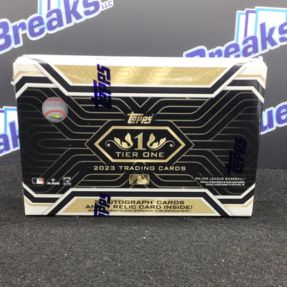 2023 Topps Tier One Hobby Baseball