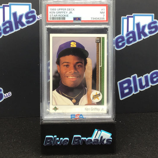 1989 Upper Deck - Ken Griffery Jr - Star Rookie - #1 - Seattle Mariners - PSA 7