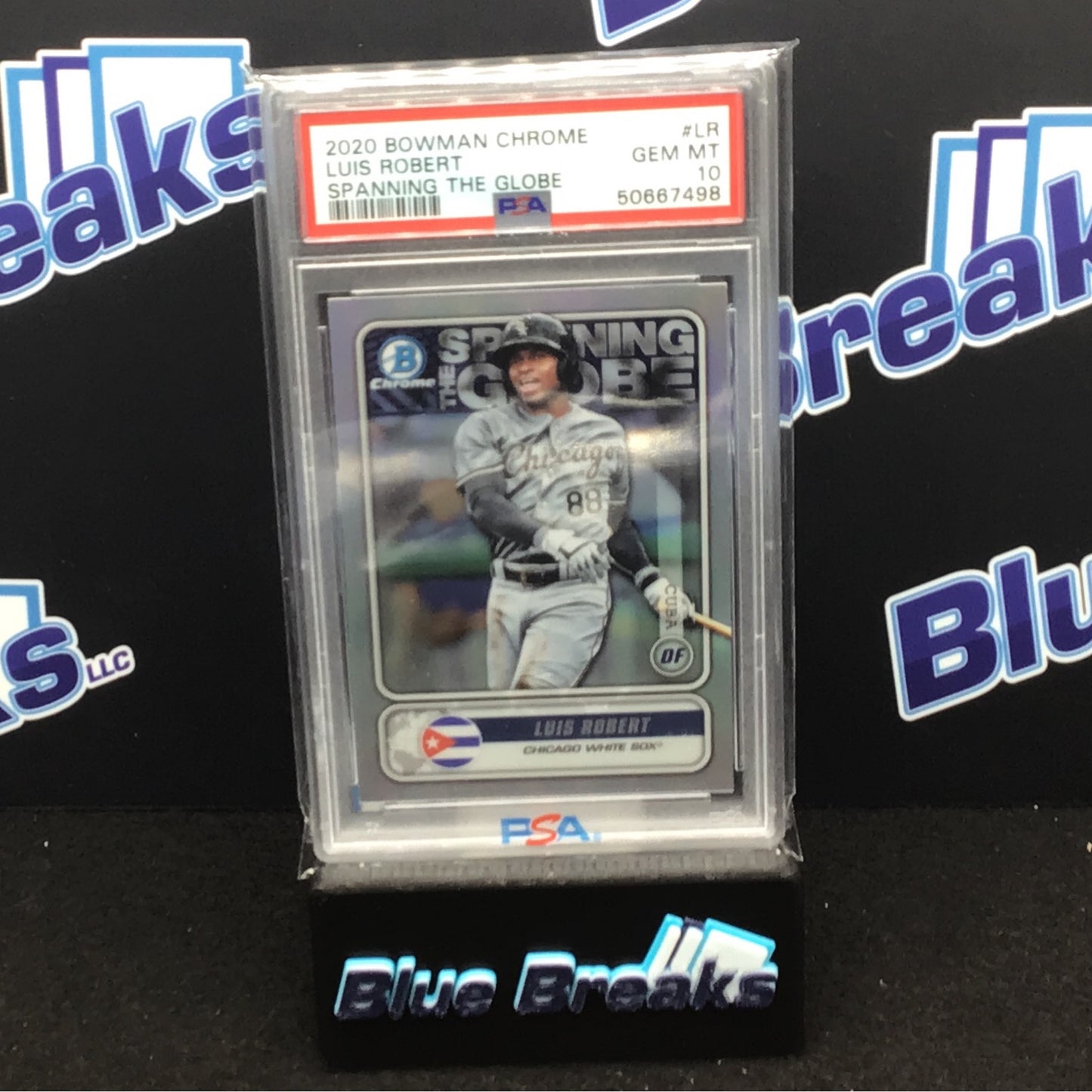 2020 Bowman Chrome Spanning the Globe Luis Robert #LR PSA 10 White Sox