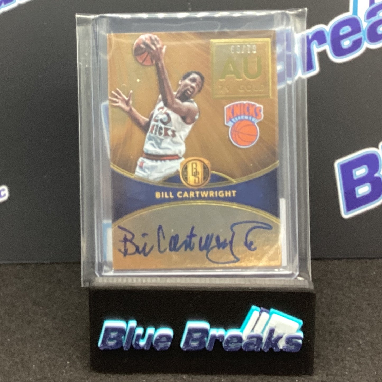 2016-17 Panini Gold Standard Bill Cartwright auto 66/79 #AU-BC Knicks