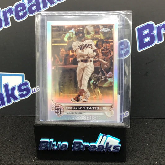 2022 Topps Chrome Fernando Tatis Jr Sepia Refractor #150 Padres
