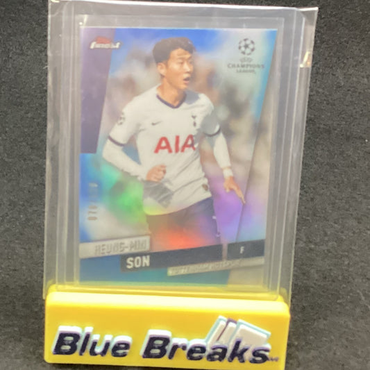 2020 Topps Finest Champions League Heung-Min Son 70/150 #55 Tottenham Hotspur