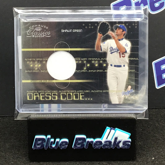2003 Donruss Classics Dress Code Shawn Green 309/425 #DC-40 Dodgers