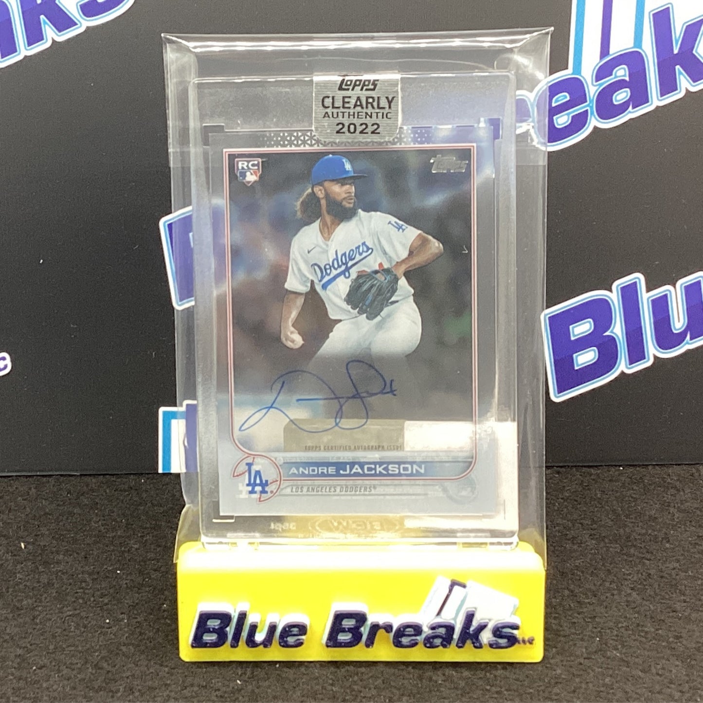 2022 Topps Clearly Authentic Andre Jackson auto CAA-AJ