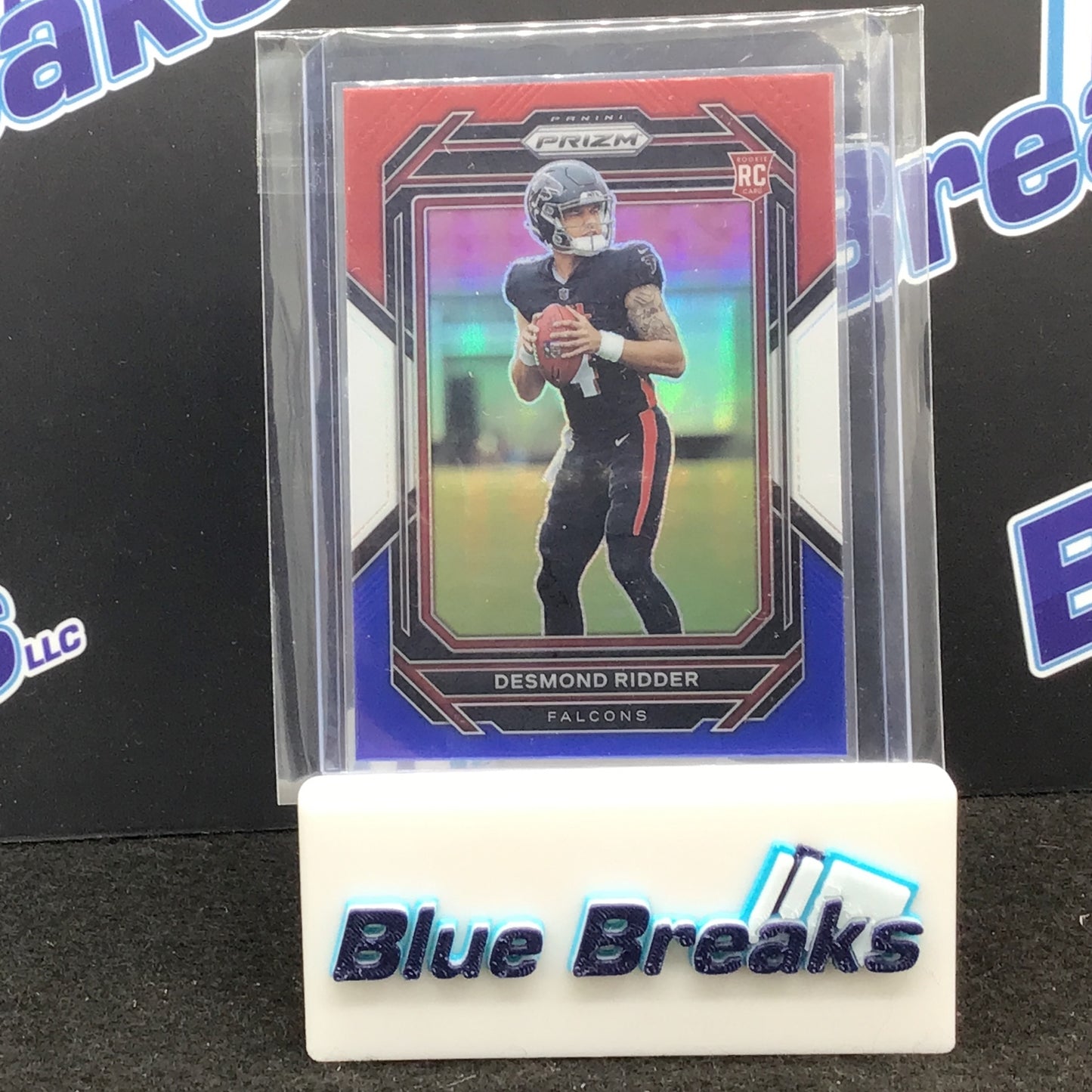 2022 Panini - Prizm - Desmond Ridder - Red White Blue - Atlanta Falcons