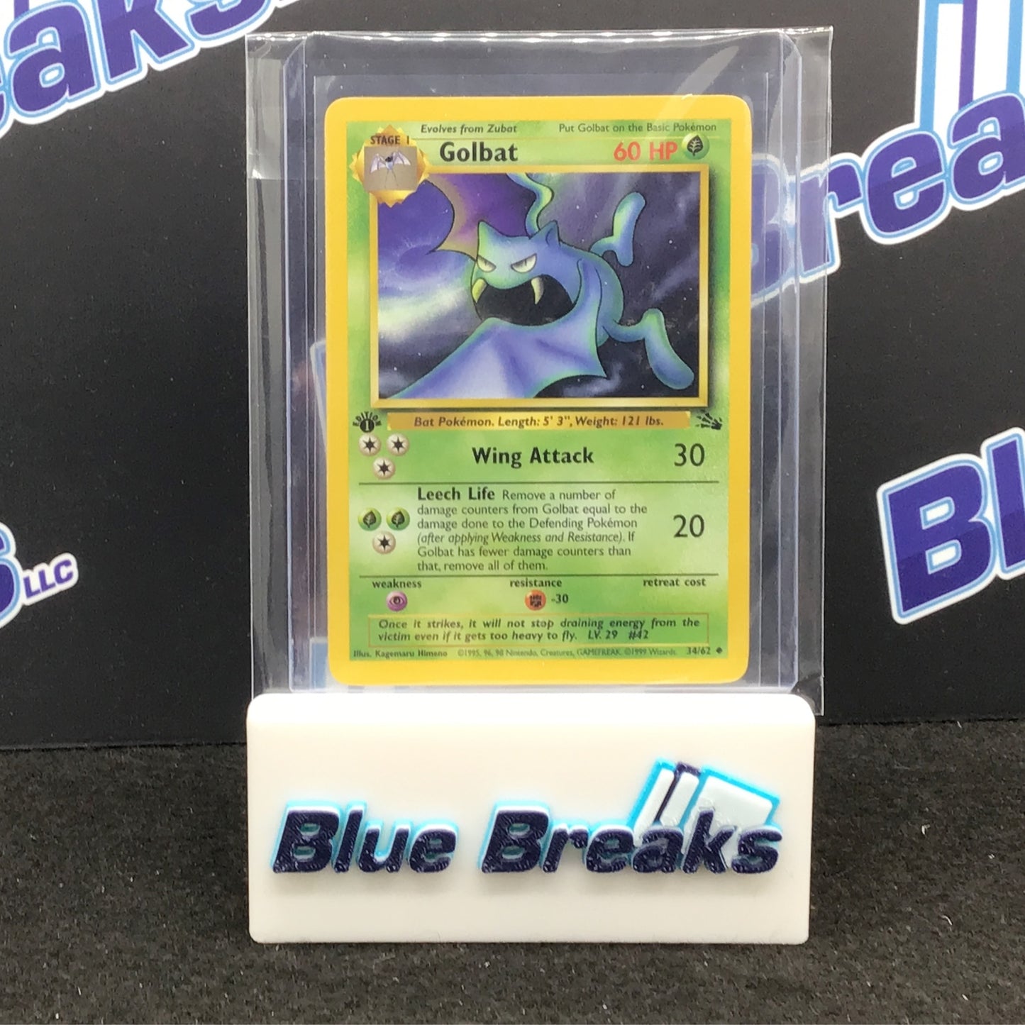 Pokémon - Golbat - 34/62 - 1999 - First Edition