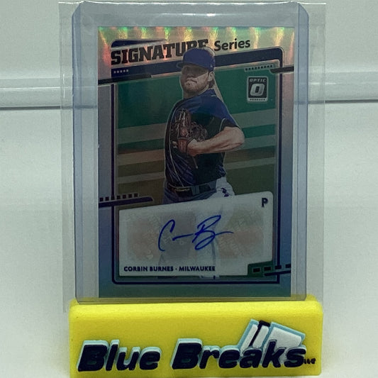 2020 Donruss Optic - Corbin Burnes Auto