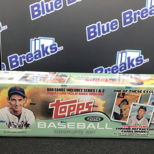 2014 Topps Complete Factory Set Williams Variation