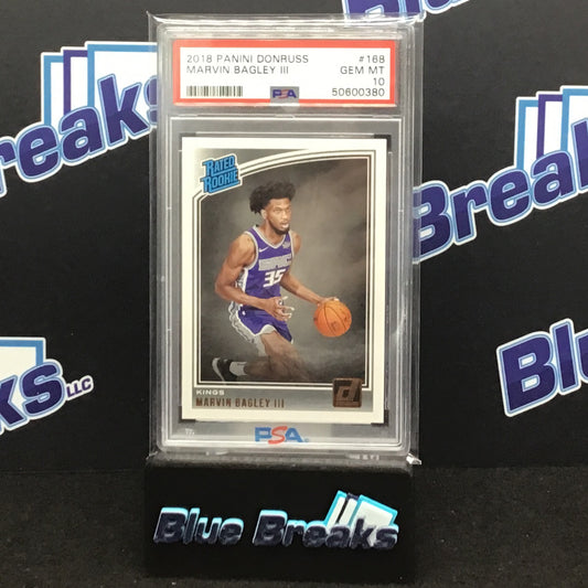 2018 Panini Donruss Marvin Bagley III #168 PSA 10 Kings